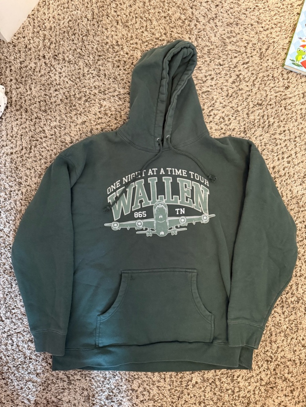 Morgan Wallen One Night At A Time Tour Green Hoodie